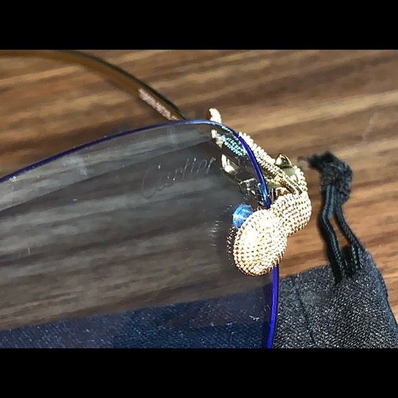 Blue Cartier Shades